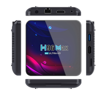 H96 Max V11 boîtier Smart TV Android 11 4 Go de RAM Rockchip 3318 4K Google 3D vidéo BT4.0 4K lecteur multimédia décodeur
