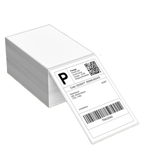 Étiquette personnalisée 4x2 pouces, autocollant d'emballage 100x50mm, étiquette thermique directe 4x6, étiquette d'expédition, adresse postale, étiquette de code-barres FBA SKU - Product Image 1