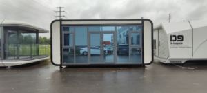 Capsule d'Apple personnalisée <span class=keywords><strong>en</strong></span> usine de Chine cabine préfabriquée pour maison mobile avec cuisine et salle de bain pour hôtels et chambres d'hôtes - Product Image 2