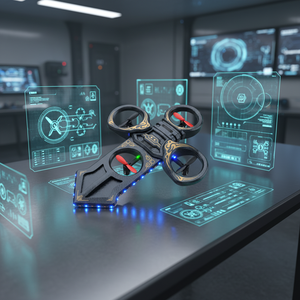 Avión Acrobático con Forma de Espada, Control Remoto 2.4G, Giro de 360 Grados con una Sola Tecla °   Avión con Retención de Altitud Barométrica y Giroscopio de 6 Ejes, Estabilizado con EPP y ABS - Product Image 1