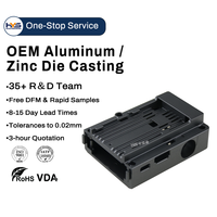 Cubierta de Radiador Personalizada de Aleación ZnAl, Fundición a Presión, Cubierta de Enfriamiento para Router, Fundición a Presión de Aleación Zamak ADC12