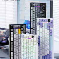 Attack Shark X820Ultra Full Key Hot Swap Écran d'affichage rétro-éclairé RVB Clavier mécanique sans fil