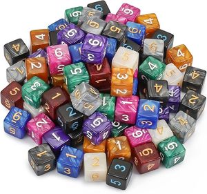 Dés de D&D avec 100 pièces, idéaux pour Dungeons and Dragons, <span class=keywords><strong>RPG</strong></span>, MTG, jeux de table de rô<span class=keywords><strong>le</strong></span> D4 D6 D8 D10 D% D12 D20 - Product Image 6