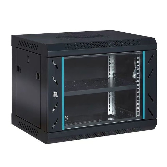 6U Bare-Parts Server Rack, 19 Inches, 300*530*400 Mm, Wall-Mounted, Powder-Coated SPCC Steel Data Center Cabinet, in Stock.