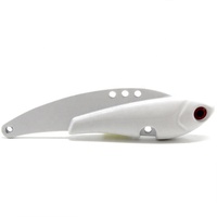 Hohe Quality13-30g18g 25g Big Gram Heavy Metal Blade VIB Angeln Vib Köder Harter Köder mit Feder Blut Slot Haken für das Seefischen