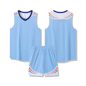 Gilet de basket-ball personnalisé bicolore-Matériau Dri-Fit de qualité supérieure avec garnitures réfléchissantes pour les jeux de nuit - Product Image 5