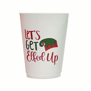 Vasos de Plástico Ecológicos Reciclables con Logotipo Personalizado, Impresos con Serigrafía, Vasos Promocionales de Colores para Publicidad - Product Image 2