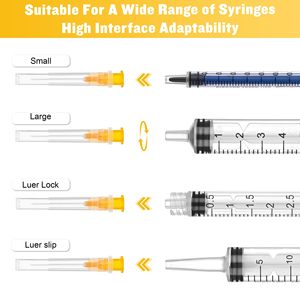 Aiguilles hypodermiques stériles jetables pour seringues 18G 21G 23G 25G 27G 30G 32G 34G 4mm 8mm 13mm 25mm Aiguilles vétérinaires aiguisées - Product Image 2