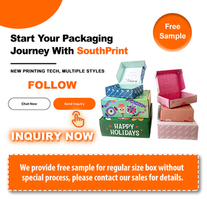 Bán buôn in bao bì hộp thân thiện với môi gửi thư vận chuyển hộp biểu tượng tùy chỉnh giấy các tông vận chuyển hộp bưu phẩm - Product Image 5