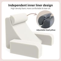 Rückenlehnenkissen für Sofa Couch Erwachsene Kinder Lesen Stilvolles Bettkissen Gaming Fernsehen Armstütze Stuhl Rückenstützkissen