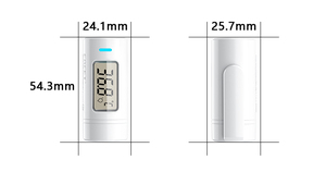 Thermomètre <span class=keywords><strong>laser</strong></span> infrarouge frontal clinique d'équipement domestique sans contact médical portatif pour bébé - Product Image 3