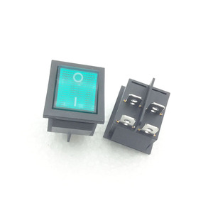 Công Tắc Bật Tắt KCD4-201N Có Công Tắc Nguồn Chiếu Sáng Công Tắc 15/30A Màu Đỏ Xanh Lá Cây - Product Image 3