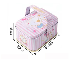 Small Things or Card Tin Boxes <strong>with</strong> <strong>Handle</strong> Metal <strong>Cans</strong> for Convenient Packaging - Product Image 3