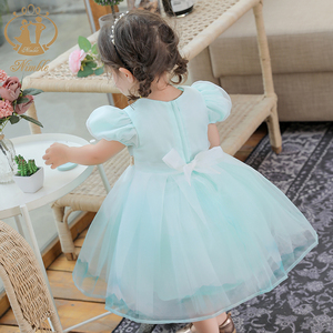 Ropa Infantil <span class=keywords><strong>de</strong></span> manga abombada para bebés, <span class=keywords><strong>vestidos</strong></span> <span class=keywords><strong>de</strong></span> boda para niños, <span class=keywords><strong>vestidos</strong></span> <span class=keywords><strong>de</strong></span> noche para desfile, larga, OEM - Product Image 2