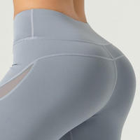 Leggings de performance sans coutures, leggings anti-transpiration, leggings taille haute, couleur unie, pantalons de yoga, leggings de yoga pour femmes