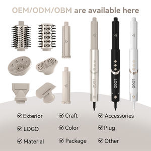 แปรงเป่าผม8ใน1แบบพกพาถอดได้อเนกประสงค์ถอดได้แปรงเป่าลมร้อนไฟฟ้า - Product Image 3