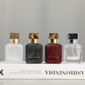 50ml <span class=keywords><strong>di</strong></span> grande capacità 50ml <span class=keywords><strong>di</strong></span> fascia alta <span class=keywords><strong>di</strong></span> forma quadrata <span class=keywords><strong>di</strong></span> <span class=keywords><strong>vetro</strong></span> profumo Spray bottiglie Dispenser con alluminio oro spruzzatore pompa Contaniers - Product Image 6