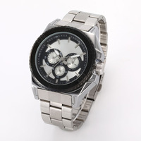 Montre-bracelet pour homme BOMAXE Seiko Movement Fashion Silver Waterproof Crystal Antique Chronograph Custom Logo