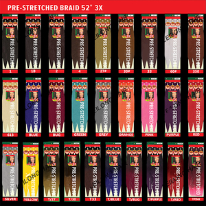 Fornitori di Parrucche all'Ingrosso: <span class=keywords><strong>Extension</strong></span> Sintetiche Afro Kinky Yaki Pre-Stirate da 300g per Trecce e Crochet - Product Image 6