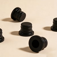 Bouchon en caoutchouc creux en forme de T personnalisé, capuchon d'étanchéité en silicone durable et flexible pour flacon d'huile parfumée ou d'aromathérapie