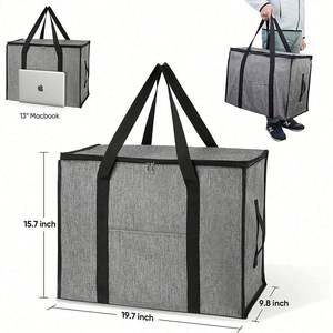 Borsa Da Trasloco Heavy Duty Extra Large Storage <b>Bag</b> Waterproof Washable Moving <b>Bag</b> <b>Clothes</b> Organizer for Blanket Bedroom Closet - Product Image 5