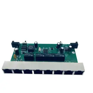 Poe In Poe Out 12/24/48v 8port Ethernet Switch 10/100m 8port Reverse Switch Pcba Power Supply Switch Vlan Motherboard PCBA RPOE