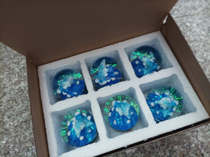 Globe à neige en résine avec verre à paillettes, motif poisson tropical, souvenirs de plage, Floride, Bahamas, <span class=keywords><strong>Miami</strong></span>, Fidji, Jamaïque, personnalisable - Product Image 6