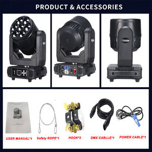 7x40wミニビーアイRgbw <span class=keywords><strong>Led</strong></span>ディスコ移動ヘッドフライトケースステージライト - Product Image 6