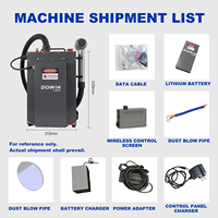 Machine de nettoyage laser portative de qualité industrielle 200W pour le nettoyage des moules d'injection plastique, des moules de pneus, des pièces automobiles, l'élimination de la rouille, de l'huile et des revêtements