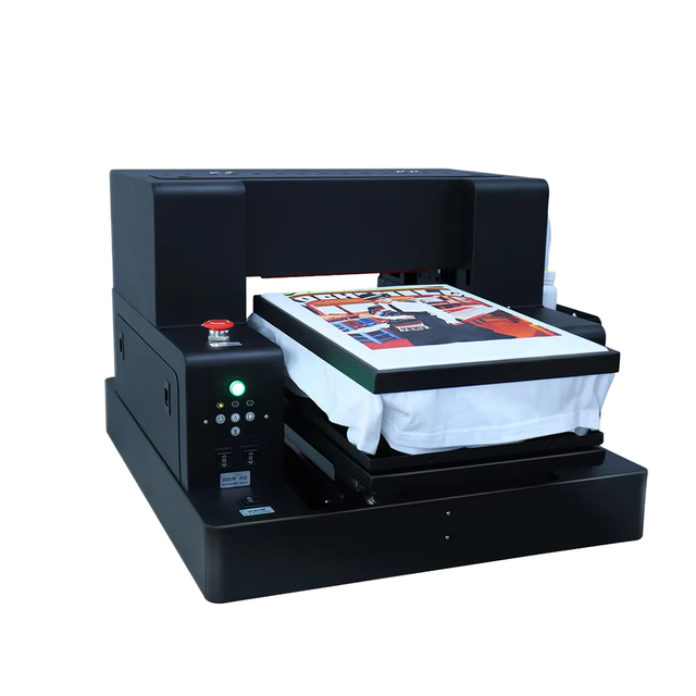 A3 Textile T-Shirt Digital Inkjet Printer Automatic L805 DTF & DTG Machine XP600 Print Head 60cm Direct Garment Egg-based Inks