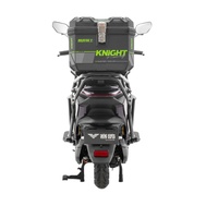 Moto électrique à frein à disque avant 265 mm et arrière 220 mm, grande capacité de charge, puissance de pointe 2500W, couleurs noir, violet, blanc, gris, avec sièges spacieux.
