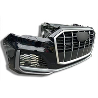 Kit de carrosserie d'occasion de haute qualité pour Audi Q7 2021-2022, comprenant pare-chocs avant, calandre, ventilateur de radiateur et capteurs de stationnement