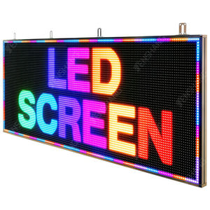 Enseigne LED programmable pour <span class=keywords><strong>les</strong></span> heures d'ouverture des entreprises, contrôle par application, super lumineuse, modes de texte défilant RGB, pour salon, magasin de détail - Product Image 1
