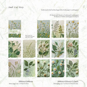 Nouveau design 2026 – Bloc-notes adhésif floral en papier pour légumes, 23 pièces, pour décoration DIY - Product Image 6