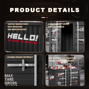 Oem công nghiệp phong cách hiển thị bàn làm việc mộc mạc sắt xây dựng cho sản phẩm bán lẻ Showcase Tủ khách sạn lưu trữ ứng dụng - Product Image 4