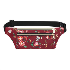 Outdoor Running Waist Bag Nylon Waterproof Zippered Pocket Multi Functional Sport <b>Belt</b> Bag For Men Women Travel Use - Product Image 5