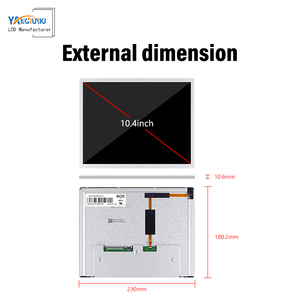 Boe <span class=keywords><strong>10.4</strong></span> inch mô-đun LCD bền GV104X0M-N10 Màn hình hiển thị phù hợp với bảng điều khiển và bảng điều khiển cảm ứng cho ứng dụng công nghiệp - Product Image 4