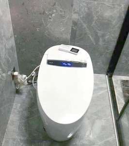 <span class=keywords><strong>WC</strong></span> intelligent électrique blanc avec télécommande, modes de drainage P-Trap et S-Trap, et chauffage du siège - Product Image 6