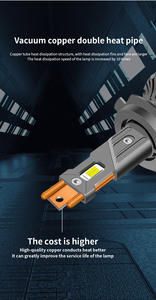 A80 Super Bright 13000lm 120W Systèmes d'éclairage automobile H1 H4 H7 H11 9005 Led Ampoules de phares de voiture H13 9004 HB4 Kit de phares à LED - Product Image 3