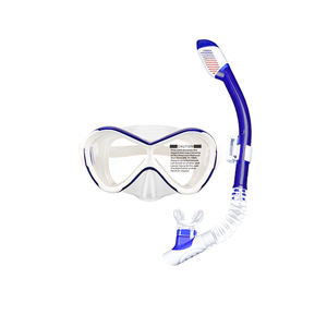 प्रोफिओनल पारदर्शी सिलिकॉन स्कूबा डाइविंग मास्क और आसान सांस ट्यूब स्नॉर्कल बच्चों के लिए सेट - Product Image 4