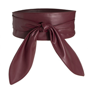 <span class=keywords><strong>Cintura</strong></span> <span class=keywords><strong>doppia</strong></span> faccia larga da donna morbida versatile elegante <span class=keywords><strong>cintura</strong></span> svolazzante con fiocco extra lunga <span class=keywords><strong>cintura</strong></span> annodata bianca - Product Image 3
