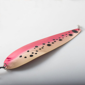 Señuelo de pesca tipo cuchara de 11 pulgadas, spinner metálico vibrante para lubina rayada, señuelo de pesca para pesca de fondo. - Product Image 1