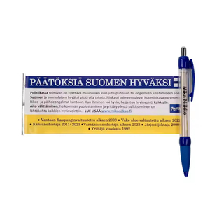 Khuyến Mại Tùy Chỉnh Logo In Nhựa Quảng Cáo Biểu Ngữ Bút Thể Thao Loại Cơ Thể 0.5 Mm Bằng Văn Bản Chiều Rộng Giá Rẻ - Product Image 4