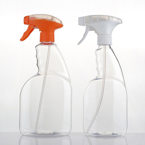 Envase <span class=keywords><strong>para</strong></span> Soluciones de Limpieza del Hogar, Botella de Spray de Plástico PET Transparente Ecológica de 400ml 500ml 750ml, Botellas con Pulverizador - Product Image 2