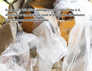 บรรจุภัณฑ์แบบบับเบิ้ลเมลส์แบบย่อยสลายได้บรรจุภัณฑ์แบบบุนวมบรรจุภัณฑ์แบบย่อยสลายได้ถุงใส่ซองจดหมายถุงพลาสติก - Product Image 3