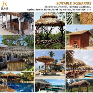 Lage Prijzen Synthetische Hars Tuinhuisje Dak Rieten Dak Plastic Rieten Dak Plastic Palapa Rieten Gras Te Koop - Product Image 6