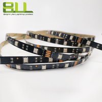 Éclairage de décoration coloré lumière LED 10mm 7.5W 5050 RVB 30leds 12V bande de lumière LED intelligente Flexible