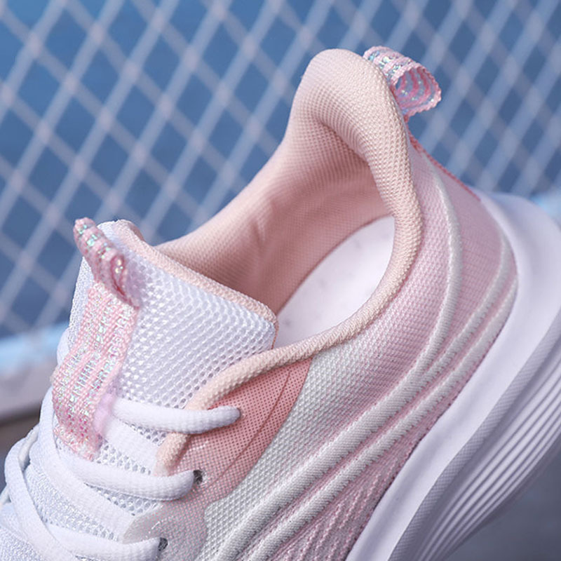 Custom Women's Casual Running Shoes Fashion Trendy Autumn Outdoor Anti-slip Breathable Mesh Lining Walking Training Sneakers