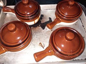 Súp Hành Tây Bằng Sứ Súp Crocks 18 Oz Có Tay Cầm Và Nắp Đậy Bát Súp Bằng Sứ Cho Súp Hầm Ớt Bộ 4 Bữa Tiệc Tại Nhà Khách Sạn - Product Image 4