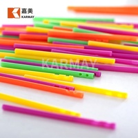 Bâton en plastique sucette pour bonbons Bâton de bonbons à un trou Bâton de barre de bonbons